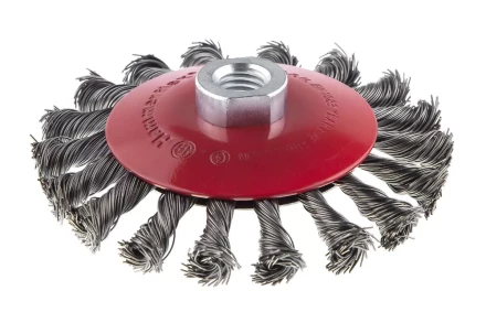 Кордщетка HAMMER тарелка 115мм для УШМ витая сталь (207-112) купить в Новом Уренгое