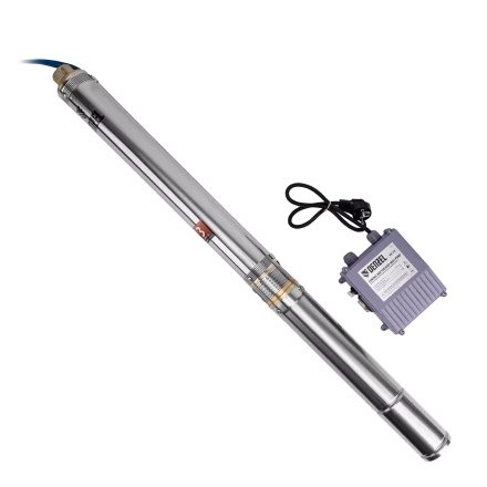 Скважинный насос Denzel DWC-3-60, центробежный, диаметр 3&quot;, 800 Вт, 3300 л/ч, напор 60 м 97255 купить в Новом Уренгое