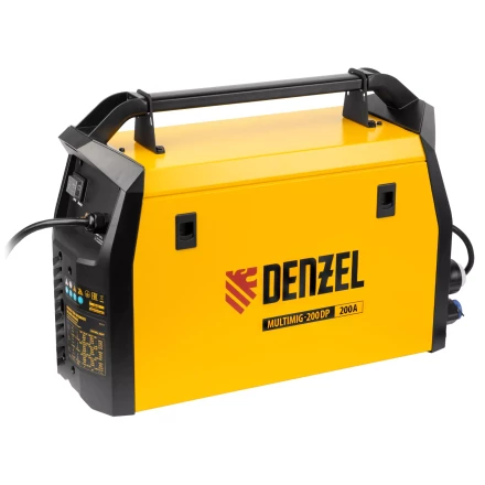 Аппарат инвертор. полуавтомат. сварки MultiMIG-200DP Synergy Double Pulse, 200 А, ПВ 80%// Denzel 94313 купить в Новом Уренгое