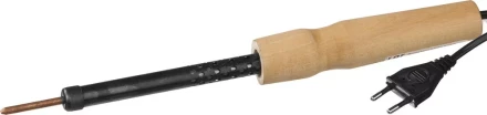 Электропаяльник с деревянной рукояткой, 25Вт 55407-25 купить в Новом Уренгое
