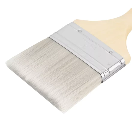 Кисть плоская для лаков &quot;Евро&quot; 3&quot;, искусственная щетина, деревянная ручка Matrix 83089 купить в Новом Уренгое