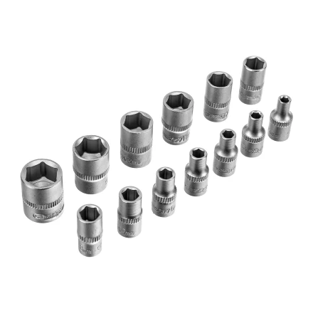 Набор инструментов Сибртех 14172, 1/2&quot;, 3/8&quot;, 1/4&quot;, пластиковый кейс 160 предм. купить в Новом Уренгое