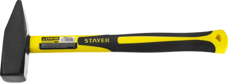 Молоток слесарный Fiberglass 1000 г с фиберглассовой рукояткой, STAYER Professional 20050-10 20050-10_z01 купить в Новом Уренгое