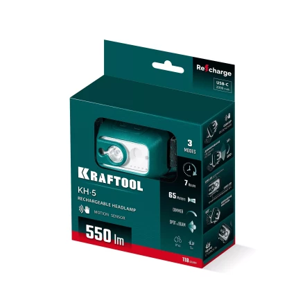 Аккумуляторный налобный фонарь KH-5 56454 купить в Новом Уренгое