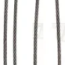 Строп канатный четырехветвевой 4СК 5 т L=7 м Звено РТ-3 с кч din 2.0 т канат din опрессовка купить в Новом Уренгое