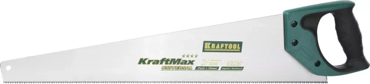 Ножовка KRAFTOOL "EXPERT" "SuperMax", универсальн быстрый и точный рез, универсальн средний закален зуб, 7/8TPI, 550мм 15222-55 купить в Новом Уренгое