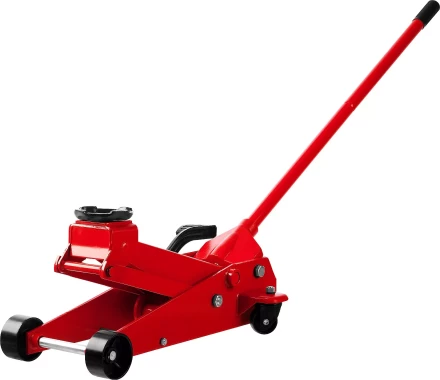 Домкрат гидравлический подкатной &quot;RED FORCE&quot;, с педалью, 3,5т, 145-500мм, STAYER 43155-3.5 43155-3.5 купить в Новом Уренгое