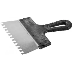 Шпатель ЗУБР "МАСТЕР" ФАСАДНЫЙ, нержавеющее полотно, 200мм, зуб 8х8мм 10078-20-08