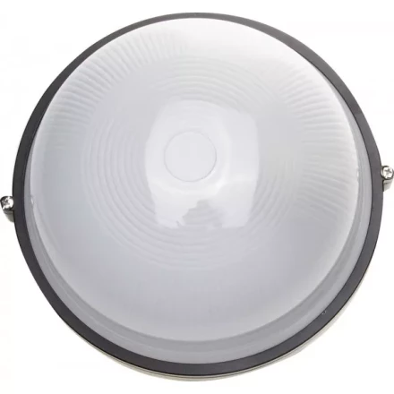 Светильник уличный СВЕТОЗАР влагозащищенный, круг, цвет черный, 100Вт SV-57253-B купить в Новом Уренгое