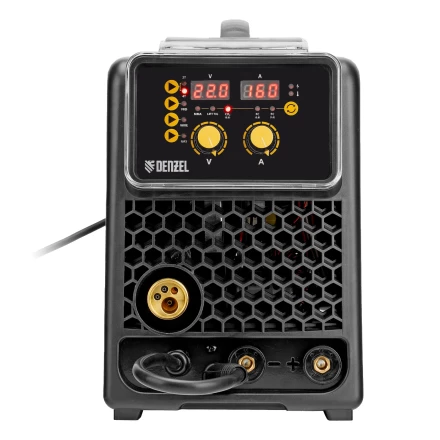 Аппарат инвертор. полуавтомат. сварки  MIG-160, 160 А, ПВ 60%, катушка 5 кг// Denzel 94309 купить в Новом Уренгое