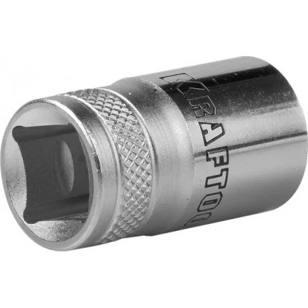 Торцовая головка KRAFTOOL &quot;INDUSTRIE QUALITAT&quot;, Cr-V, SUPER-LOCK, хромосатинированная, 1/2&quot;, 15 мм 27801-15_z01 купить в Новом Уренгое