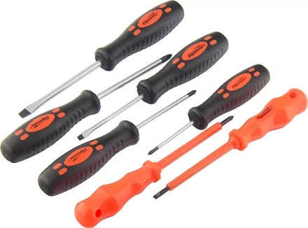 Набор отверток PH SL - 5шт. д/эл. - 2шт. проб.эл.на 220В - 1шт. 8 штук SPARTA 135435 купить в Новом Уренгое