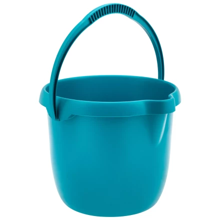Ведро пластмассовое круглое 12 л, бирюзовое, Home Palisad 929575 купить в Новом Уренгое