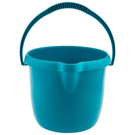 Ведро пластмассовое круглое 12 л, бирюзовое, Home Palisad 929575 купить в Новом Уренгое