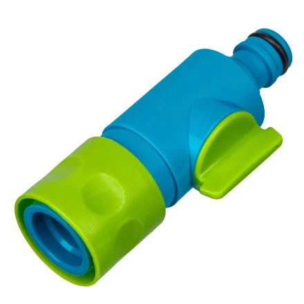 Соединитель штуцерный, с переключателем, Palisad Luxe 65782 купить в Новом Уренгое