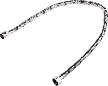Подводка гибкая ЗУБР для воды, оплетка из нержавеющей стали, г/ш 1/2&quot; - 0,6м 51005-G/S-060 купить в Новом Уренгое