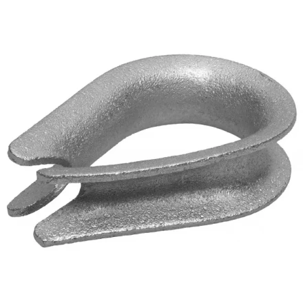 Коуш ЗУБР DIN 6899, оцинкованный, 8мм, 1 шт 4-304496-08 купить в Новом Уренгое