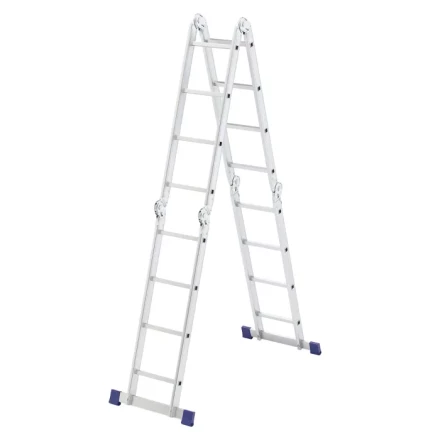 Лестница алюминиевая шарнирная 4х4 ступени Сибртех 97882 купить в Новом Уренгое