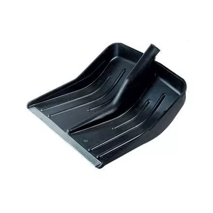 Лопата снеговая 400 х 420 мм без черенка пластмассовая металлическая окантовка  СИБРТЕХ Россия 61430 купить в Новом Уренгое