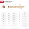 Шурупы ЗУБР "ПРОФЕССИОНАЛ" по бетону, хроматированные, 7.5x112мм, 800шт 4-300480-75-112 купить в Новом Уренгое