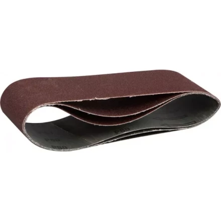 Лента шлифовальная бесконечная ЗУБР &quot;МАСТЕР&quot; на тканевой основе, для ЛШМ, P80, 75х457мм, 3шт 35541-080 купить в Новом Уренгое