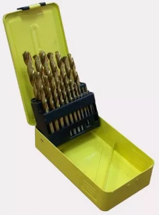 Набор сверл д/мет. 19шт 1-10/шаг0,5мм с покрыт.1/25 21220 купить в Новом Уренгое