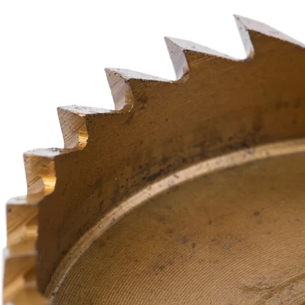 Коронка по металлу HSS, 53 мм, нитридтитановое покрытие Denzel 724117 купить в Новом Уренгое