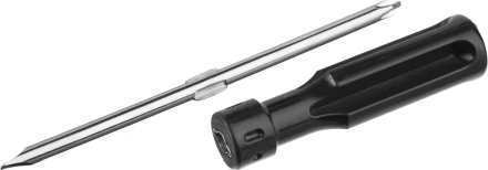 Отвертка СИБИН с двухсторонним стержнем, 2 в1, PH №2 /SL 6мм, 70мм 2516 купить в Новом Уренгое