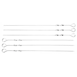 Шампуры KRAFTOOL "EXPERT" плоские, усиленные, нерж. сталь 2мм, длина 600мм, в блистере, 6шт 68331-60-H6