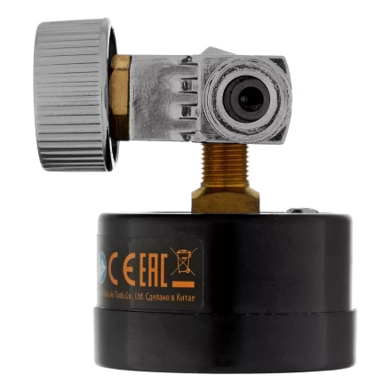 Регулятор давления с манометром для краскораспылителя Denzel K1500, 12 бар, 1/4&quot;, 57001 купить в Новом Уренгое