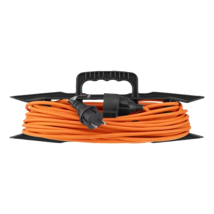 Удлинитель-шнур силовой Denzel Garden Series, б/з, ПВС, 20м, 1 розетка, 2 x 1 мм, 3 м 37402 купить в Новом Уренгое