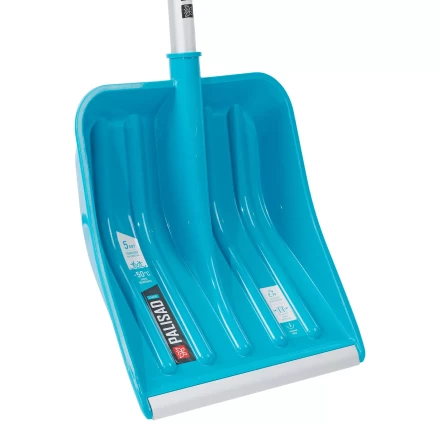 Лопата для уборки снега Palisad 61776, полипропилен, 350х405х1300мм, алюминиевый черенок, ПВХ накладка, LUXE купить в Новом Уренгое