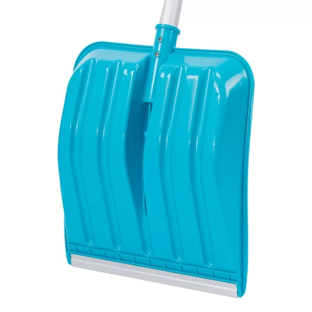 Лопата для уборки снега Palisad 61776, полипропилен, 350х405х1300мм, алюминиевый черенок, ПВХ накладка, LUXE купить в Новом Уренгое