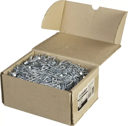 Гвозди ЗУБР &quot;МАСТЕР&quot; толевые оцинкованные ГОСТ 4029-63, 2,5х40мм, 5кг 305210-25-040 купить в Новом Уренгое