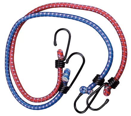 Шнур ЗУБР крепежный резиновый, со стальными крюками, 100см, 2шт 4-40507-100 купить в Новом Уренгое