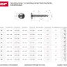 Саморезы ЗУБР с прессшайбой и сверлом по листовому металлу до 2мм, PH2, 4,2х25мм, ТФ0, 6000шт 4-300210-42-025 купить в Новом Уренгое