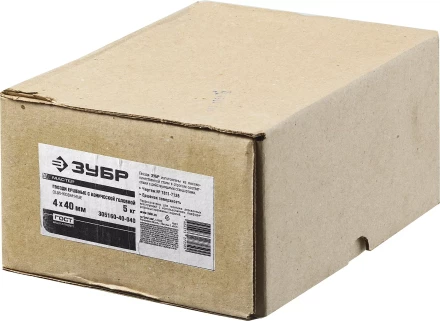 Гвозди ершеные с конической головкой чертеж № 7811-7459 коробка 5 кг серия МАСТЕР купить в Новом Уренгое