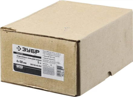 Гвозди ершеные с конической головкой чертеж № 7811-7459 коробка 5 кг серия МАСТЕР купить в Новом Уренгое