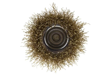 Кордщетка HAMMER чаша 50мм для дрели гофрированная латунированная сталь (207-201) купить в Новом Уренгое