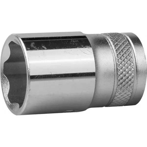 Торцовая головка KRAFTOOL "INDUSTRIE QUALITAT", Cr-V, SUPER-LOCK, хромосатинированная, 1/2", 17 мм 27801-17_z01 купить в Новом Уренгое