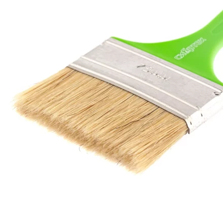 Кисть флейцевая &quot;Евро&quot;, 75 x 8, натуральная щетина, пластиковая ручка Сибртех 83303 купить в Новом Уренгое