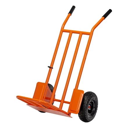 Тележка ручная 2-х колесная Сибртех 69301, облегченная, г/п 150кг, откидная платформа 430х355мм купить в Новом Уренгое