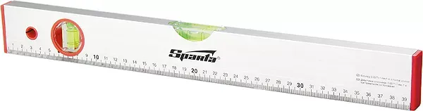 Уровень алюминиевый 1800 мм 2 глазка линейка  SPARTA 35118 купить в Новом Уренгое