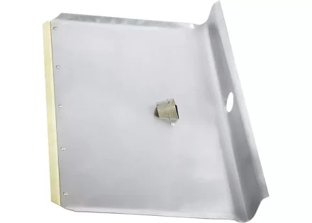 Лопата тротуарная 600х400 1,5 мм без черенка алюминиевая металлическая окантовка СИБРТЕХ 61541 купить в Новом Уренгое