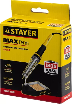 Подставка для паяльников STAYER &quot;MASTER&quot;, литая 55319 купить в Новом Уренгое