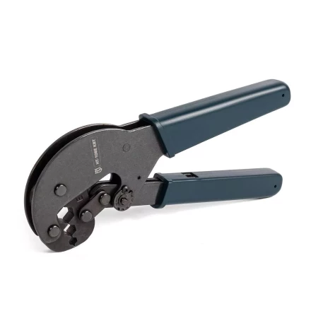 Пресс-клещи КВТ HT-106E для опрессовки F и BNC разъемов на коаксиальный кабель RG-58, RG-6, RG-11, RG-213 (85138) купить в Новом Уренгое