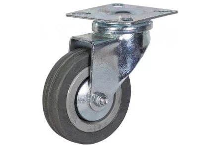 Аппаратное поворотное колесо HITCH 100*25 резина серая SCg42 (SZ084834) купить в Новом Уренгое