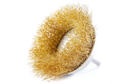 Кордщетка HAMMER чаша 75мм для дрели гофрированная латунированная сталь (207-202) купить в Новом Уренгое