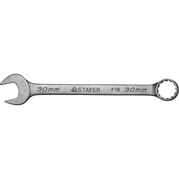 Ключ STAYER "MASTER" гаечный комбинированный, хромированный, 30мм 27085-30 купить в Новом Уренгое