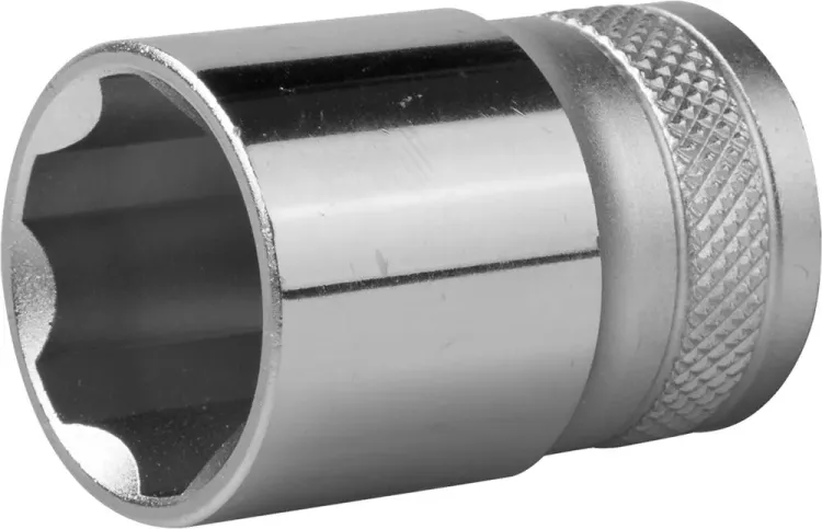 Торцовая головка KRAFTOOL "INDUSTRIE QUALITAT", Cr-V, SUPER-LOCK, хромосатинированная, 1/2", 21 мм 27801-21_z01 купить в Новом Уренгое